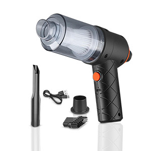 Mini Portable 2 In 1 Cordless Vacuum Cleaner And Blower Handheld Rechargeable HEPA Filter Super Powerful Suction Suitable for Home Office Car Cleaning