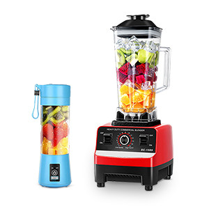 2 in 1 Sale ,BARDEFU Multi-Purpose Blender 2.5.L,Single Cup With FREE Portable  Rechargeable Battery Juicer