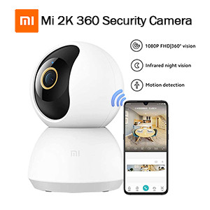 Mi 360 Degree Security Camera, 2K High Definition, 3 Mega Pixels,FL4 Large Aperture, Low Light Full Color, AI Human Detection. Mi2K