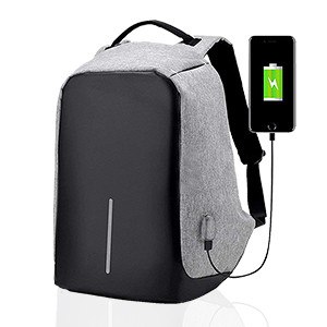 Anti Theft Travel Laptop Backpack with USB Port, Hidden Compartments Hold 15.6 Inch Laptops and 9.7 Inch Tablets
