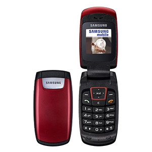 Samsung c260 Refurbished-original unlocked flip mobile phone 1.5 inch' no camera loudspeaker cell phone only support english
