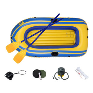 Inflatable Two Man Boat - 192 cm x 115 cm /High Durable/ ‎Patching and Repair Kit, 2 x Paddle, Rope, Inflatable Boat, Pump