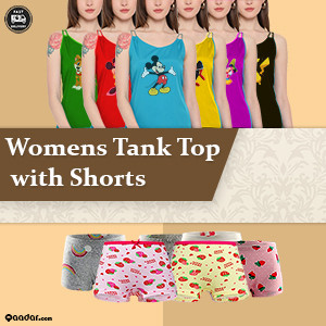 6/12 Pieces Women's Tank Top with Shorts