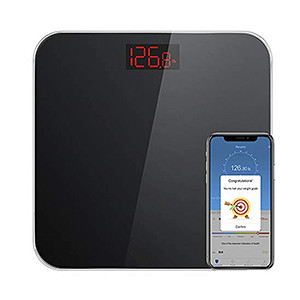 R.VIHAN Smart Scale for Body Weight, Digital Bathroom Scale BMI Weighing Bluetooth Body Fat Scale, Body Composition Monitor Health Analyzer with Smartphone App, 180kg