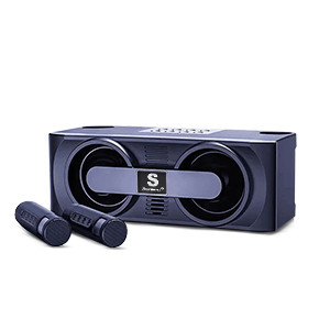 Smartberry M24 Wireless karaoke blutooth speaker with 2 microphone